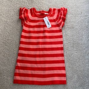 NWT striped knit toddler dress